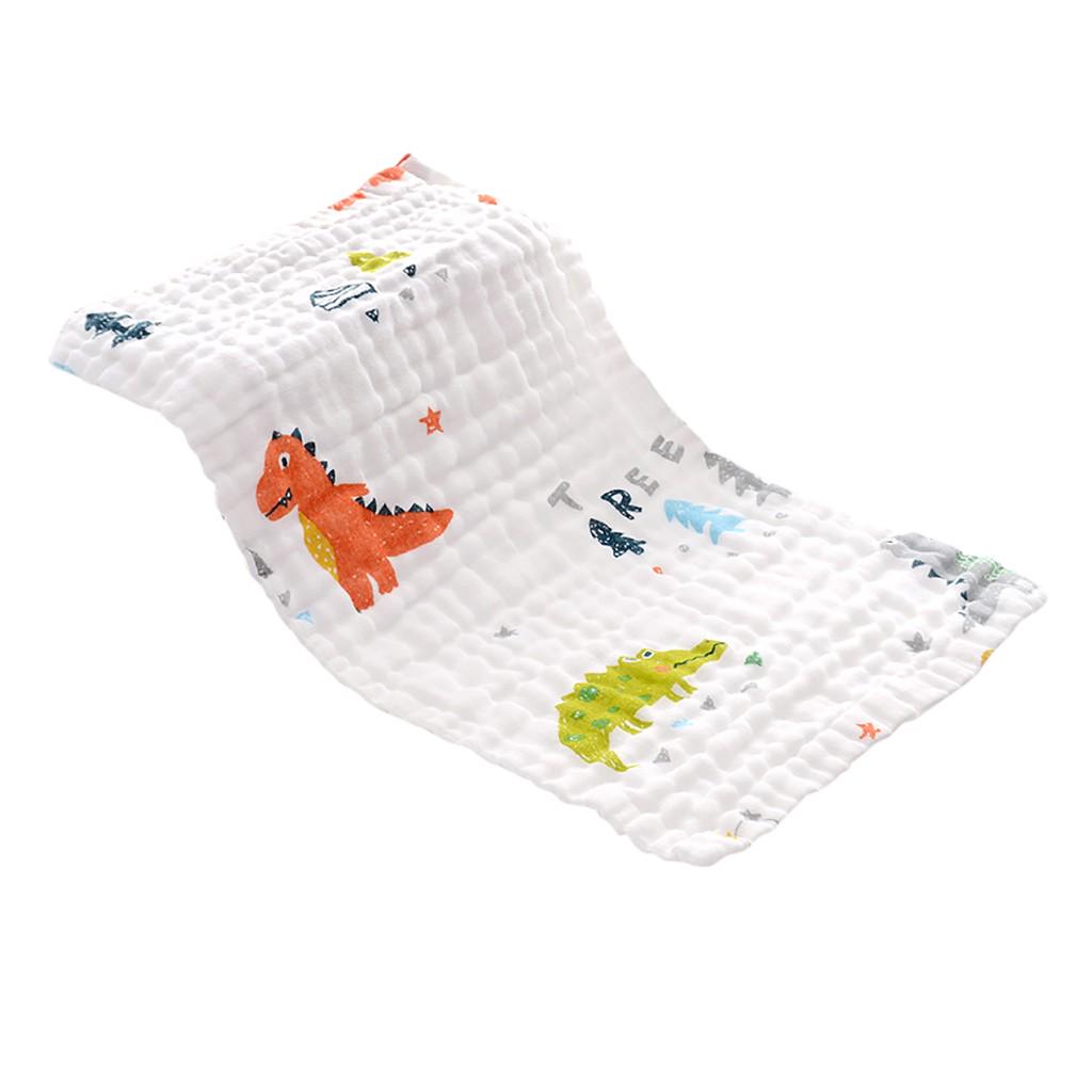 Newborn Baby Cartoon Printing Water Wash Cotton Face Wash Towel Saliva Towel