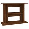 VidaXL Support pour aquarium chêne marron 80x35x60cm bois d'ingénierie 833582
