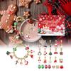 24 Countdown Calendar Advent Surprise Blind Box Set Christmas Charms Bracelet Set DIY Creative Ornaments Christmas Child Gifts