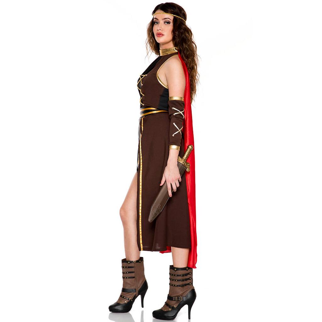 Halloween ancient roman gladiator cos female warrior costume ancient egypt carnival spartan costume