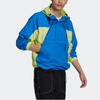 Adidas Originals Mishmash Adventure Series Color Block Hooded Zip Sports Jacket Men Jackets Half-Frozen-Yellow GN2335