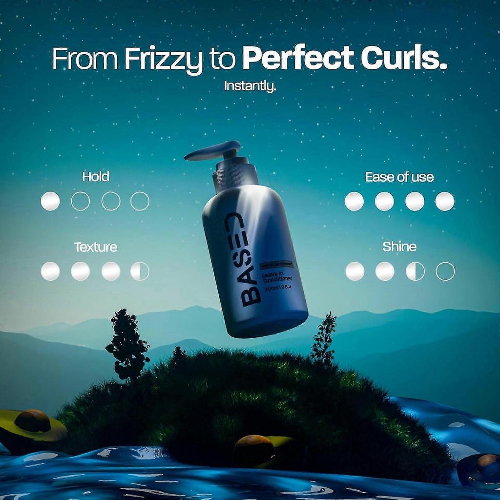 Premium Leave-In Conditioner - Instantly Tames Frizz, Hydrates & Nourishes for Smooth, Shiny Hair, All Hair Types, 8 Fl Oz