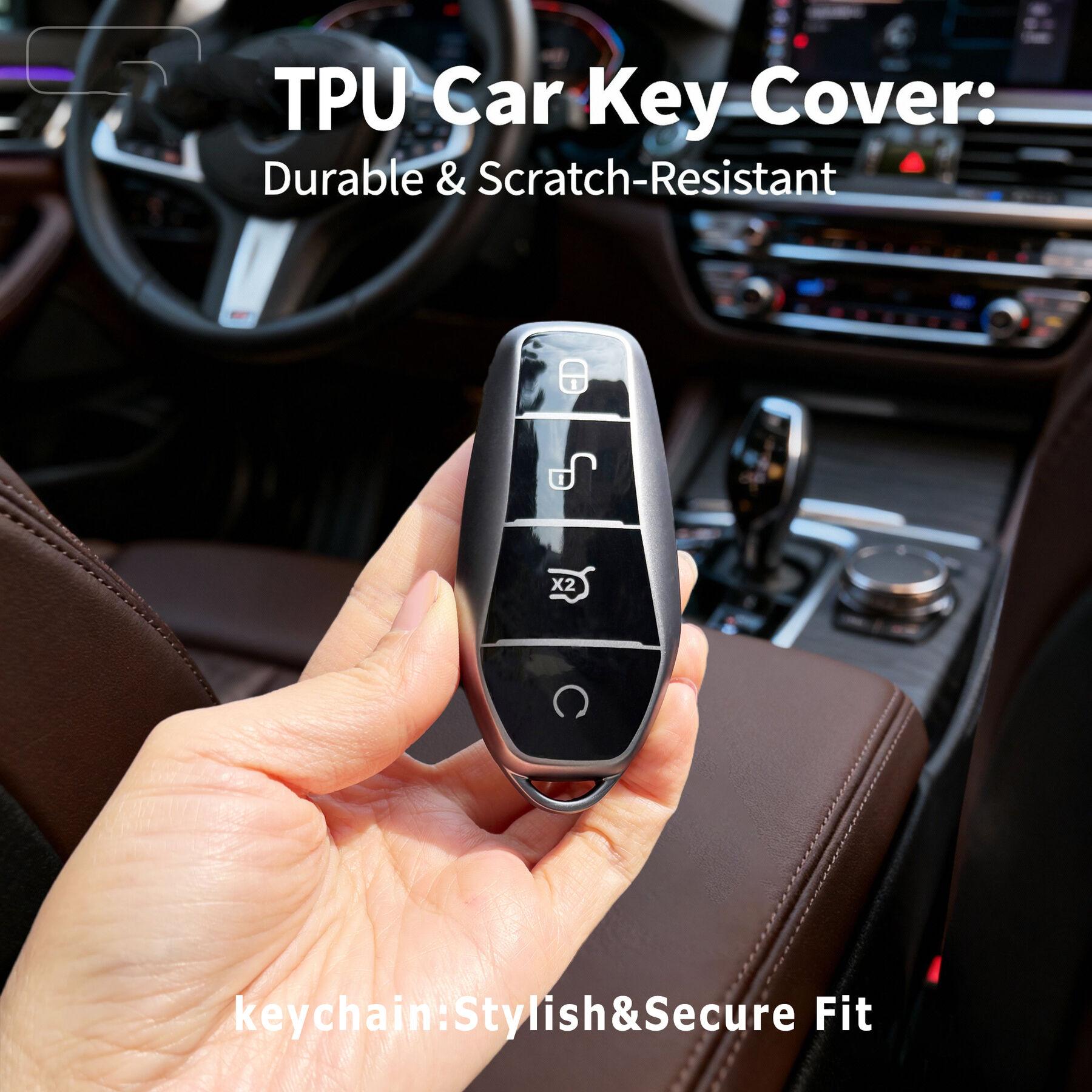 

For Byd Seal U Dm I Sealion Song Plus Dolphin Mini King Atto 3 Key Caps Car Keychain Organizer Case Holder Keyring Shell