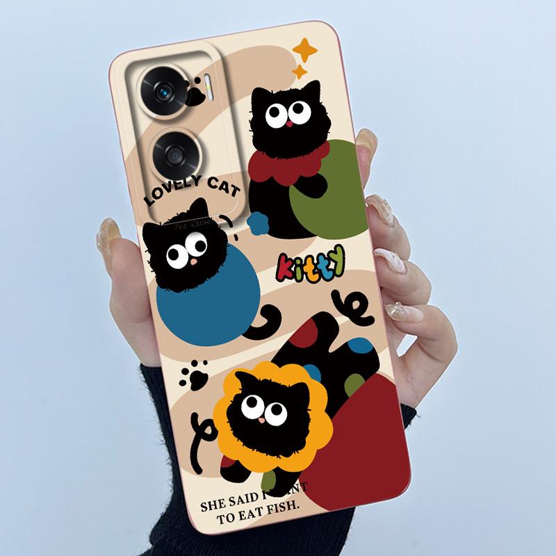 Für Honor 90 Lite 5G X50i 5G 2023 Handyhülle Panda Mädchen Katzen Weiches Silikon TPU Rückabdeckungen Stoßfänger Für Honor 90Lite Fundas Coque