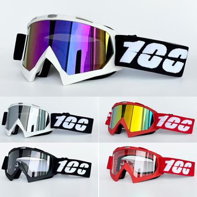 Motosiklet Gözlüğü Motokros Gözlüğü MTB ATV MX Off-road Gözlüğü Maske Çıkarılabilir Lensler Rüzgar Geçirmez UV Koruması Açık Hava Bisikleti