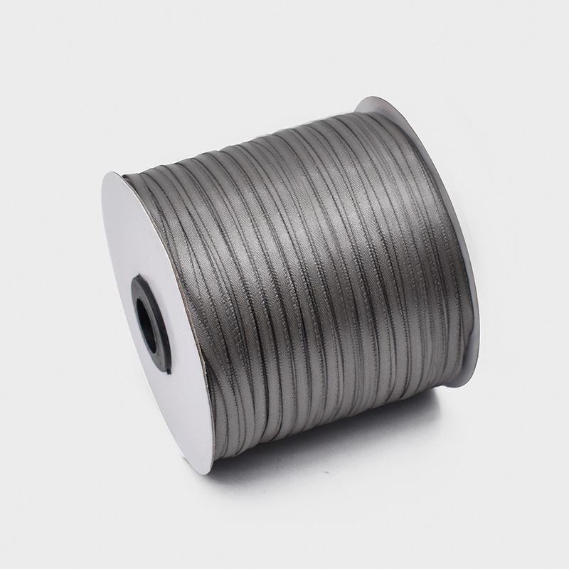 0.3cm Encrypted Polyester Satin Ribbon for Clothing and DIY Accessories