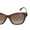 Chanel Simple Casual Fashion Acetate Frame Square Sunglasses Women's Brown