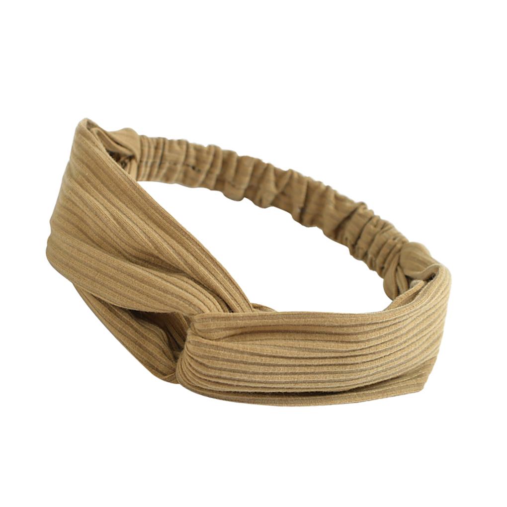 Womens Twist Headband Knot Wrap Turban Twisted Knoted Hair Floral Elastic