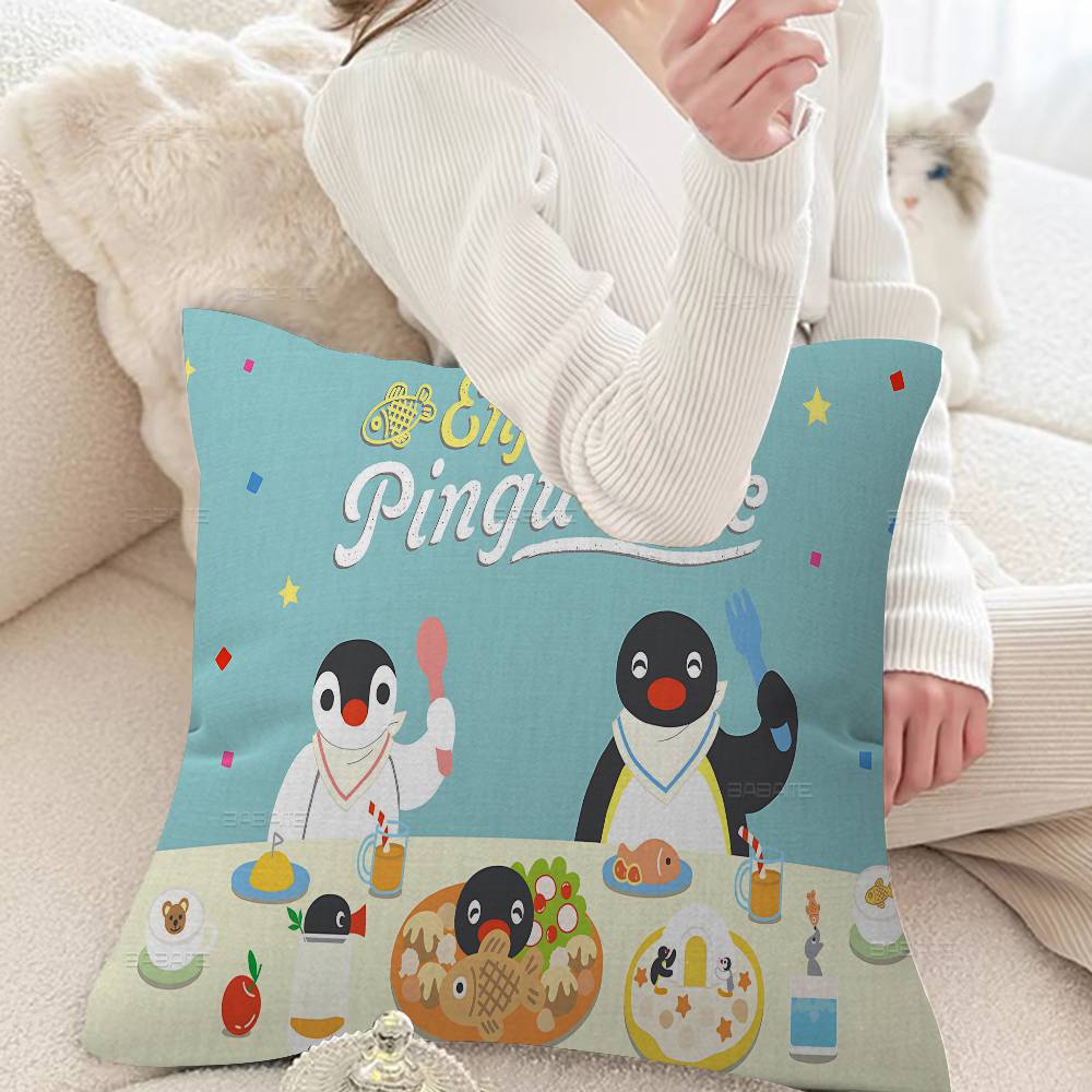Funny P-PinguS Cute Cartoon Pillowcase toon Gift Cushion Cover Bedroom Home Sofa Chair Seat Decor pillow case