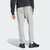 Adidas Lounge Fleece Pants Solid Color Logo Knit Drawstring Cuffed Casual Pants Men Pants Gray IS1579