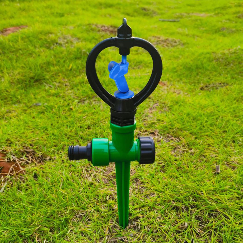 Plastic Butterfly Head Irrigation Sprinkler 360 Degrees Rotary Heavy Duty Garden Lawn Landscape Greenhouse Spray