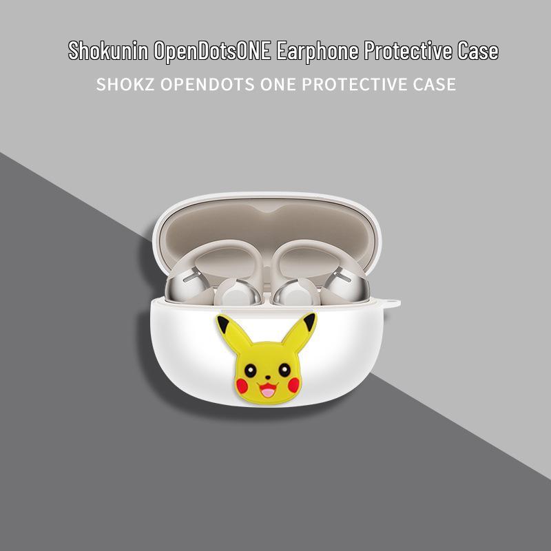 Applicable Shokz OpenDots ONE Bluetooth Earbuds Case with Shokz E310 Dynamic Titanium Ring Protective Shell Shokz OpenDots ONE