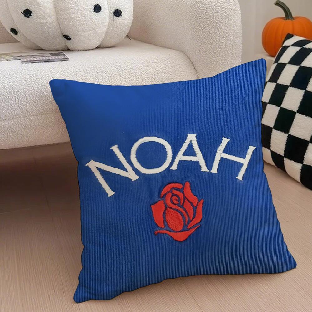brand trendy NNOAHes Cushion Cover Throw Pillow Cover Hidden Button Durable Polyester Chair Cushion