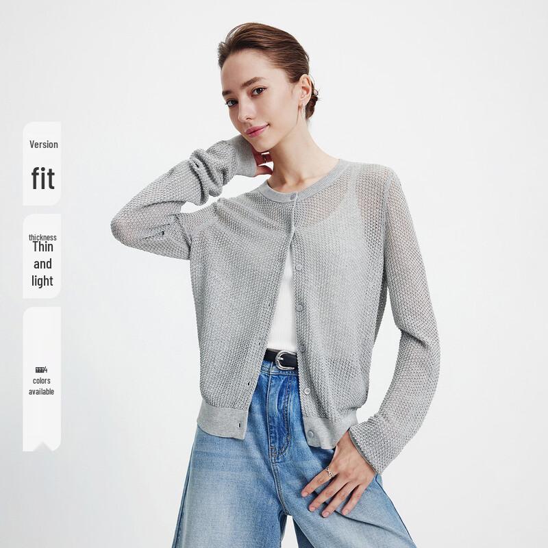 Navigare Women's Thin Long-Sleeve Knit Cardigan