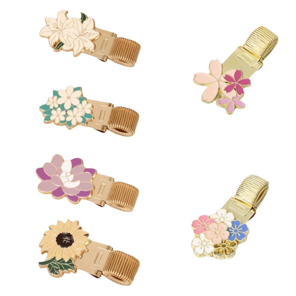 Metal Metal Pen Holder Retro Journal Clip Creative Pen Clip  School