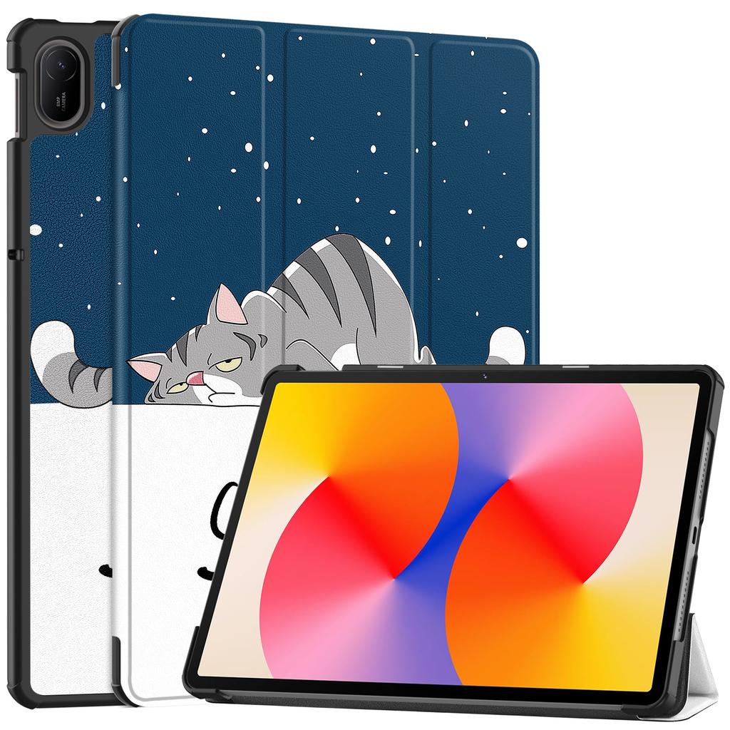 For Huawei MatePad SE 11 Stand Case Pattern Print Leather Tablet Cover