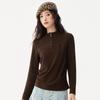 Women's Waist-Cinched Half-Zip Fleece Sweatshirt - Slimming Stand Collar Outerwear for Autumn/Winter