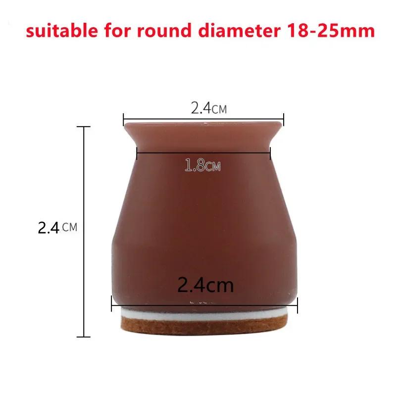 16 buc Capace pentru picioare de scaune din silicon Tampoane de protecție pentru picioare Mobilier Huse de masă șosete dopuri Acoperire pentru mobilier Picioare de nivelare Decor acasă