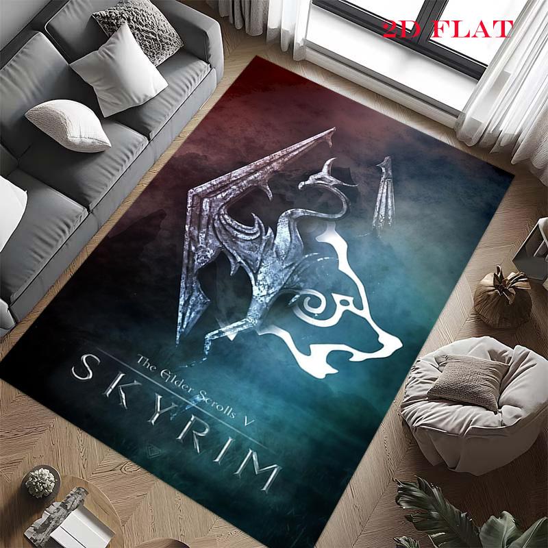 2K Games Carpet Rug for Living Room Bedroom Home Sofa Decoration,Kids play Nonslip Floor Mat