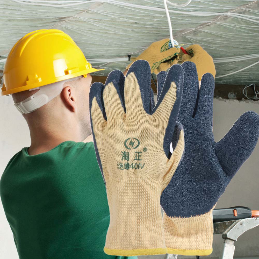 400V Electrician Work Gloves Flexible Anti-electricity Gloves Insulating Gloves  Hand Protection