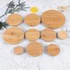 Reusable Bamboo Lids Non Leakage Jar Canning Caps Portable Wooden Covers  Drinking Jar Supplies