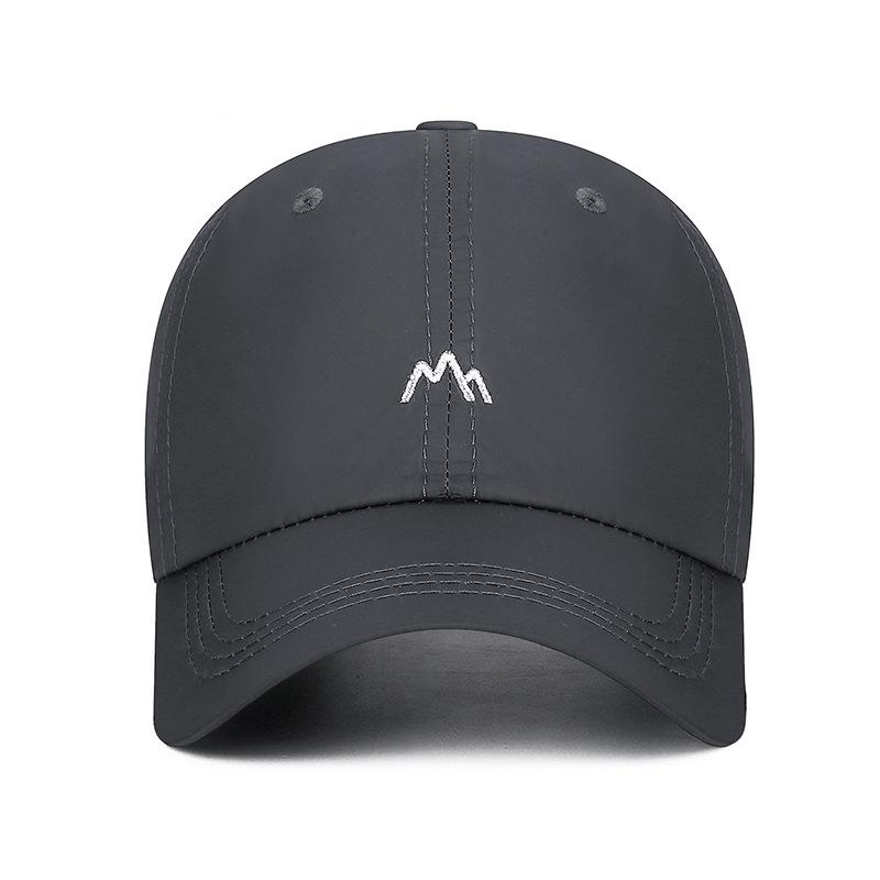 Thin Embroidered Mountain Peak Quick-drying Hats for Men and Women Outdoor Sports Sun Protection and Breathable Baseball Hats