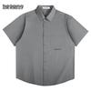 Mark Fairwhale Men's Pure Cotton Loose Fit Short-Sleeved Shirt