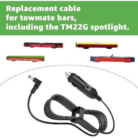 Charger for Towmate Light Bar,Cable for TowMate Wireless LED Tow Light Bar