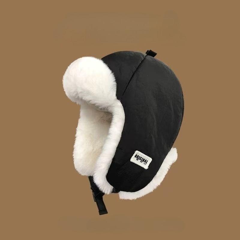 Winter Lei Feng Stil Hut | Unisex, Fleecegefüttert und Verdickt, Acryl, zum Radfahren, für Wärme, Gehörschutz und Skifahren