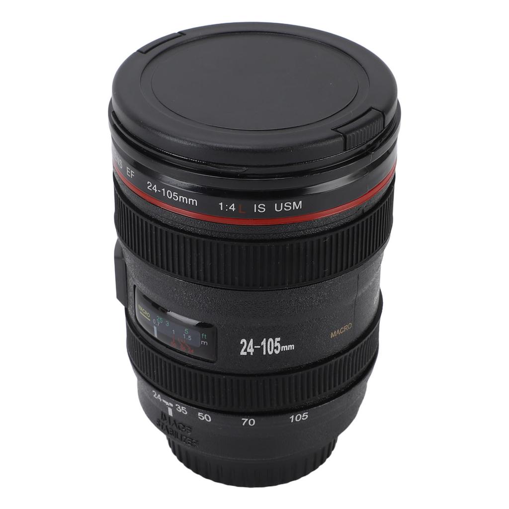 Camera Lens Coffee Mug Multipurpose Innovative Leakproof Camera Lens Cups for Photographers Traveler