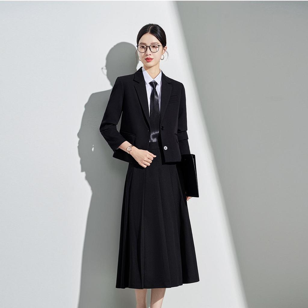 Women's Professional Suit Set - 2025 Spring/Autumn Short Blazer
