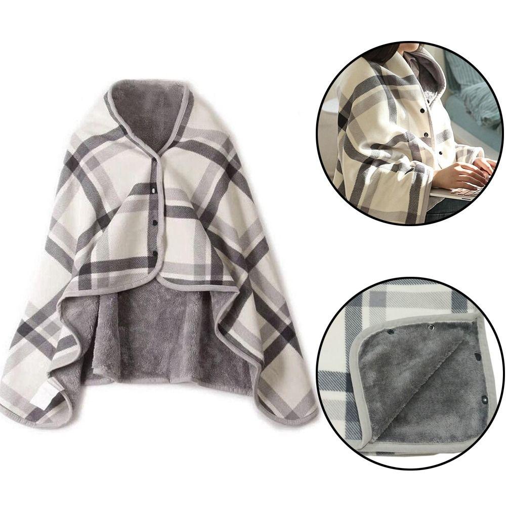 Keep Warm Wearable Shawl Blanket Winter Lazy Casual Office Blanket  for Women and Office Use