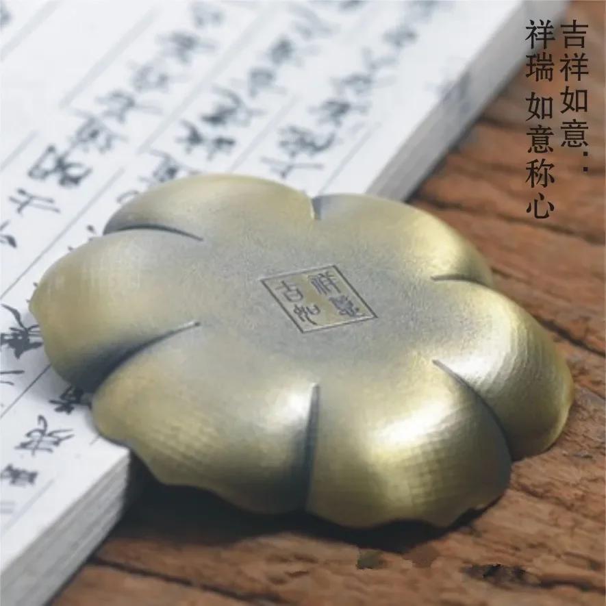 1Pc,Creative Home Decor Lotus Plum Blossom Alloy Censer Incense Coil Burner 2mm Stick Incense Holder (Without Incense)