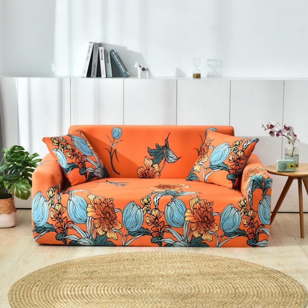 Stretch Sofa Cover Full Set Slip Proof Universal Elastic Couch Protector Anti Dirt Fabric Sofa Cover for All Seasons