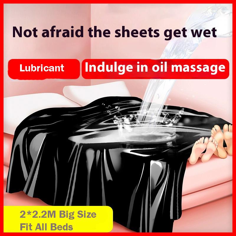 Adult Lubricant Waterproof Sex Sheet BDSM Couple Foreplay Bed Games Adult Bedsheets Oil SPA Resist Reusable Large Size Sheet