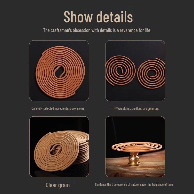 Sandalwood & Mugwort Mosquito Repellent Incense Sticks for Indoor Aromatherapy & Deodorization