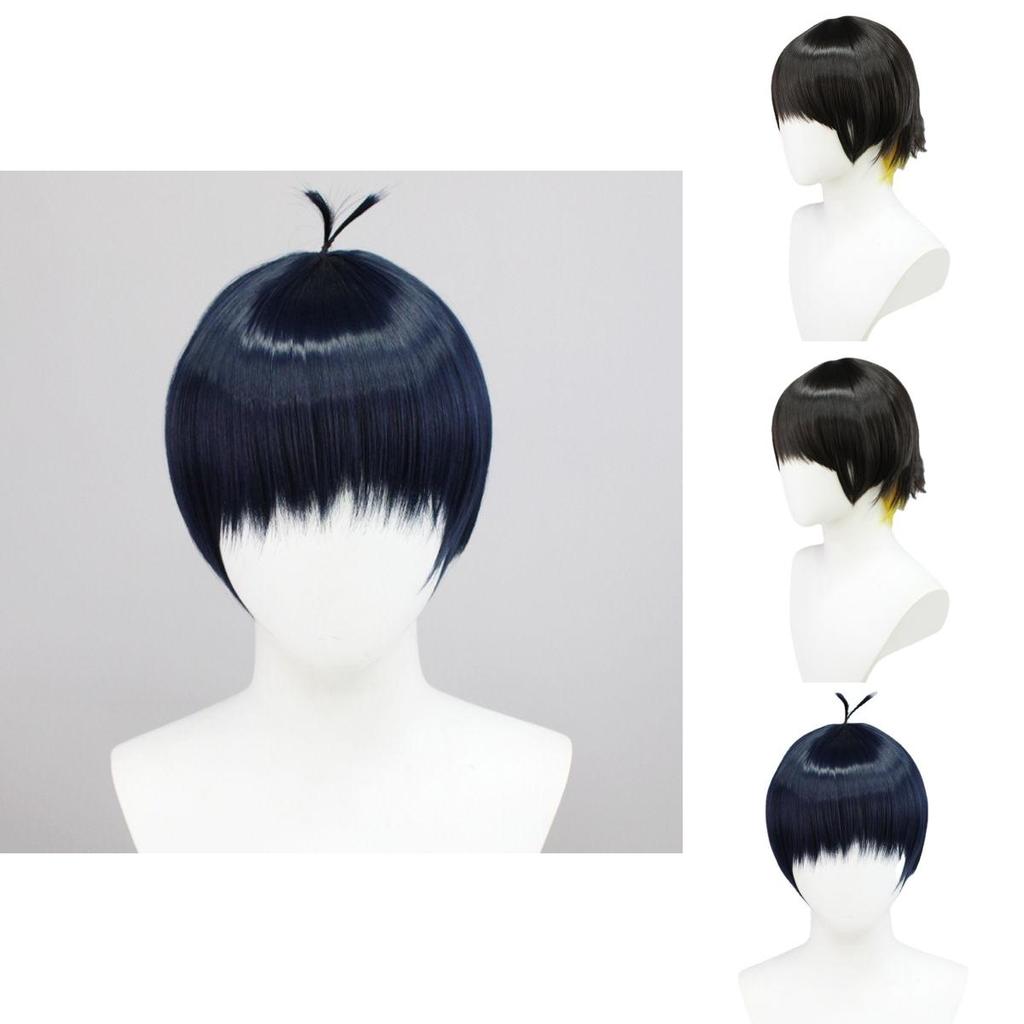 Blue Lock Cosplay Wig Heat Resistant Anime Football Character Hairpiece