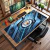 Alfombrilla de ratón grande impresa del Manchester City, alfombrilla de escritorio suave de goma antideslizante para decoración de oficina, portátil y ordenador