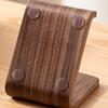 Multifunctional Wooden Phone Holder Small Solid Business Card Display Rack Desktop Decoration Stable Desktop Phone Stand