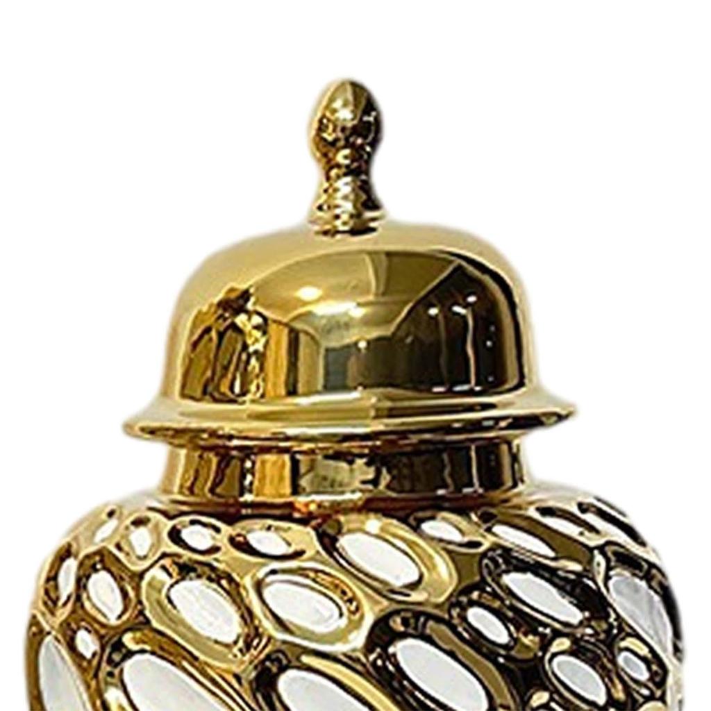 Elegant Porcelain Storage Jar - Chinese Inspired Decor for Home and Events