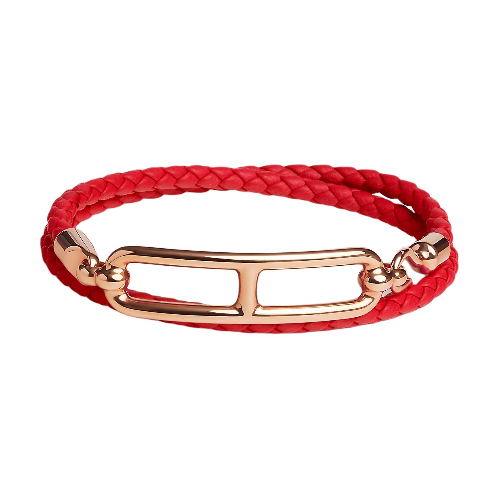 Hermes Roulis Woven Decoration Bracelet Women
