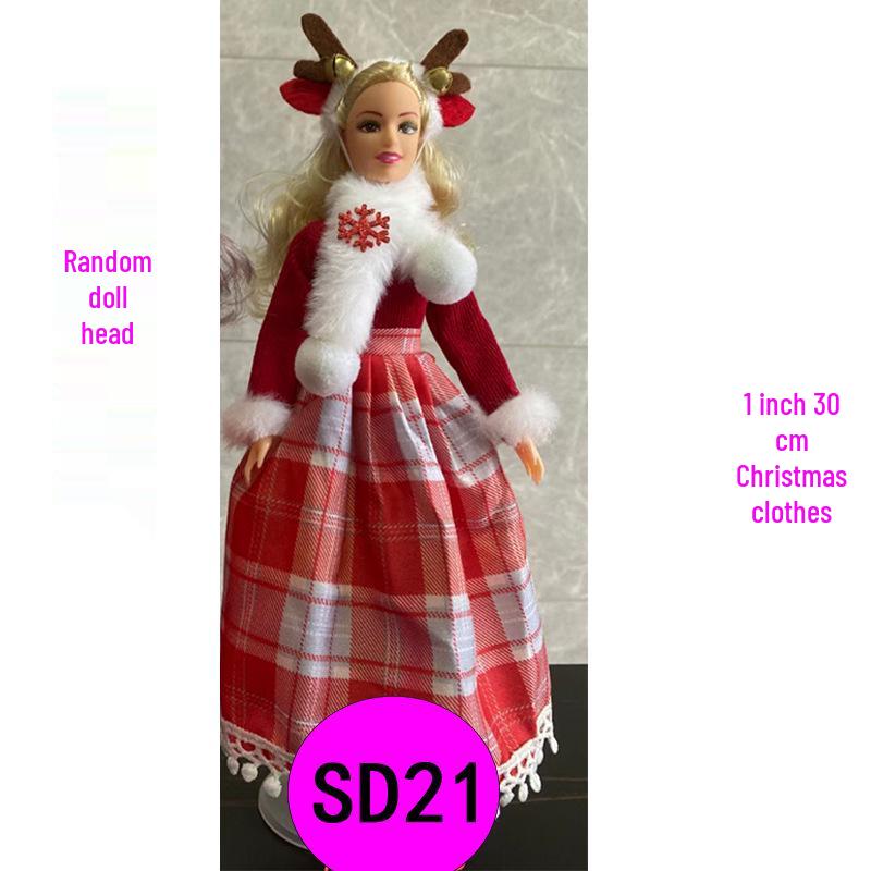 Christmas Doll Clothes Set for BJD and Reborn Dolls - Limited Edition Fashion for Children
