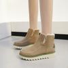 Autumn and winter new fashion velvet thickened European beautiful women's snow boots medium boots