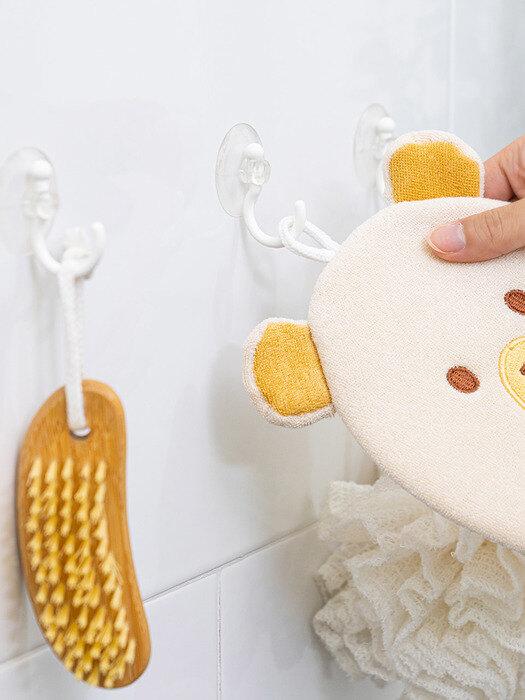 

BLANC Настінний гачок на присосці для ванної кімнати 3 шт. white