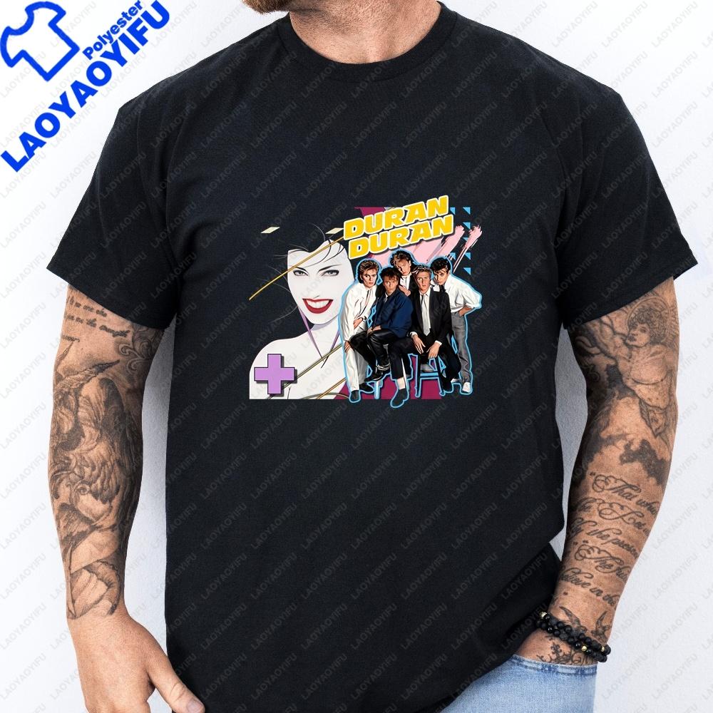 Newly Launched Duran Duran Band Summer Trendy Shortsleeved Tshirt Suitable for Both Unisex and Unisex Large Size