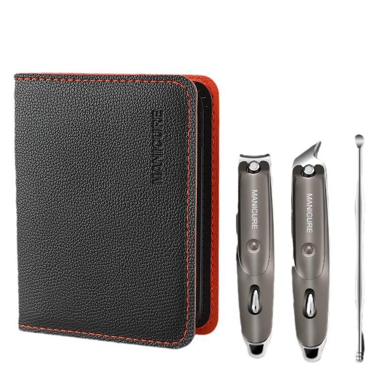 

Set de cortaúñas de acero inoxidable de alta calidad para manicura y pedicura profesional