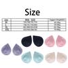 Weiche Lingerie Wiederverwendbare Wassertropfenform Brust BH Einlagen Damen Bekleidung Zubehör Brustschalen Polster Bikini Polster Einlagen