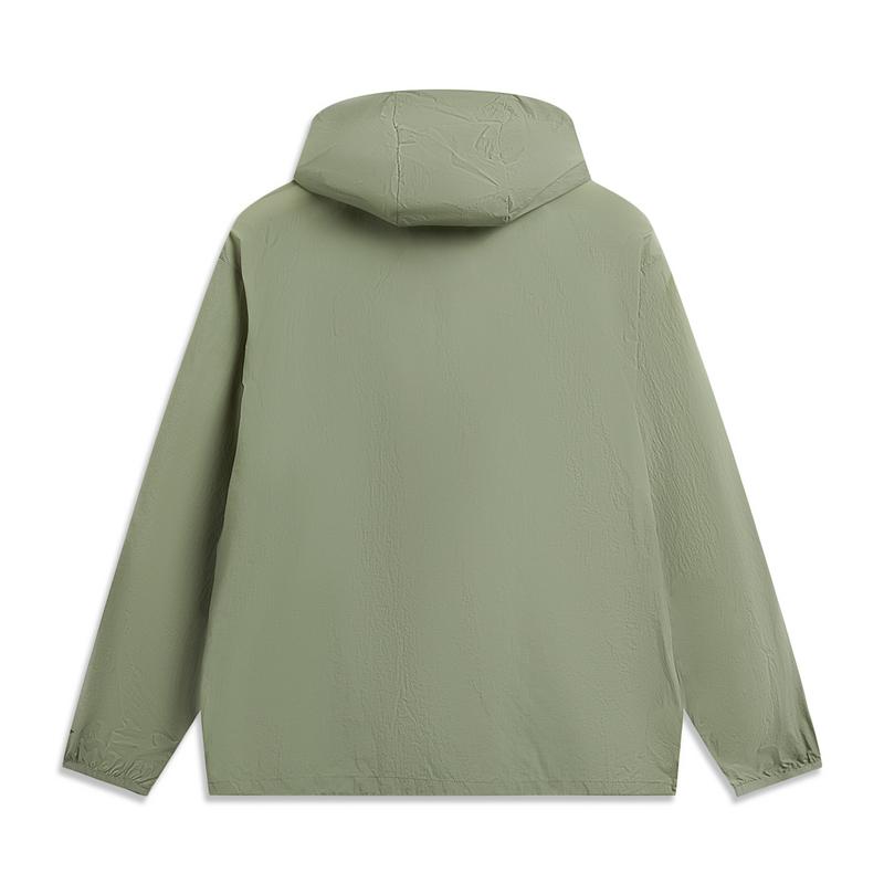 Li-Ning Outdoor CF Water-Resistant Comfortable UPF50+ Sun Protection Jacket Men jackets Lobster-Green AFDW215-4