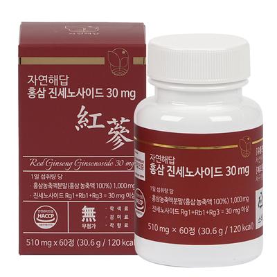 Φυσική απάντηση 6 ετών κόκκινο ginseng ginsenoside 30mg, 60 δισκία, 1 κουτί
