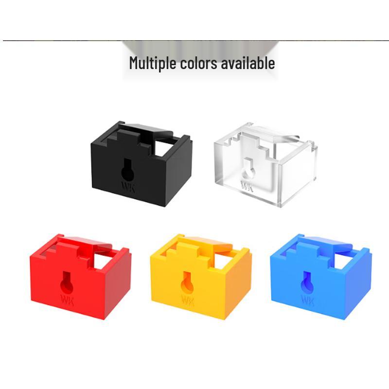 Aonew RJ45 Network Port Lock and Dust Plug (100 Pack)